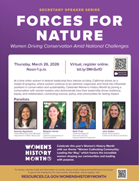 Secretary Speaker Series Flyer