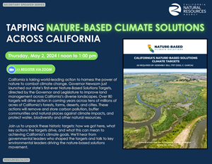 Tapping Nature-Based Climate Solutions Across California 